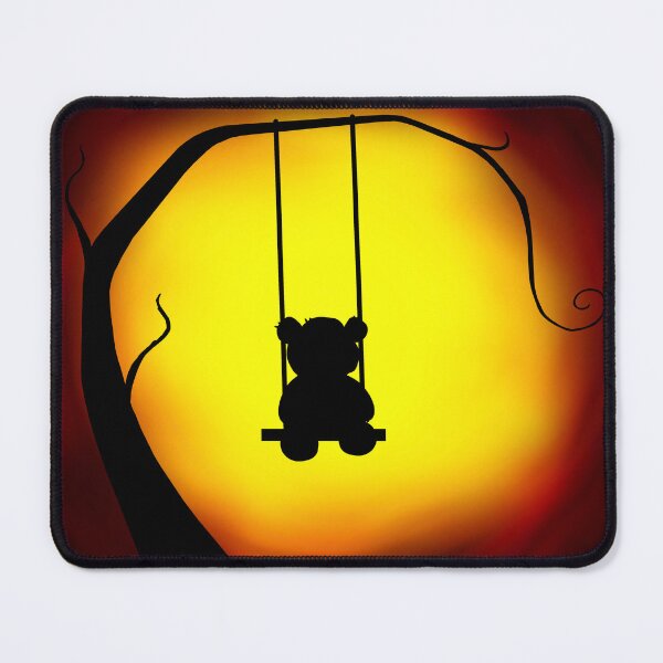 Item preview, Lonely Bear On Swing designed and sold by Jeremy Crotty.