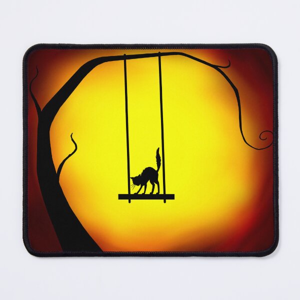 Item preview, Scared Cat On Swing designed and sold by Jeremy Crotty.