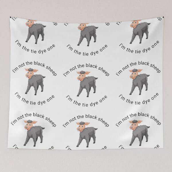 Item preview, I'm not the black sheep I'm the tie dye one designed and sold by NGstil.