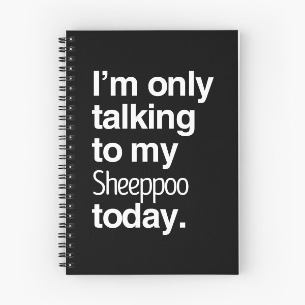 Item preview, I'm Only Talking To My Sheepadoodle designed and sold by More Cute Dogs.