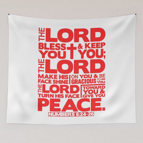 Item preview, Numbers 6:24-26 The Lord Bless You & Keep You designed and sold by plushism.