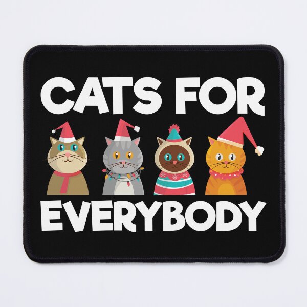 Item preview, Cats For Everybody Santa Hats Christmas Kitty Gift designed and sold by haselshirt.