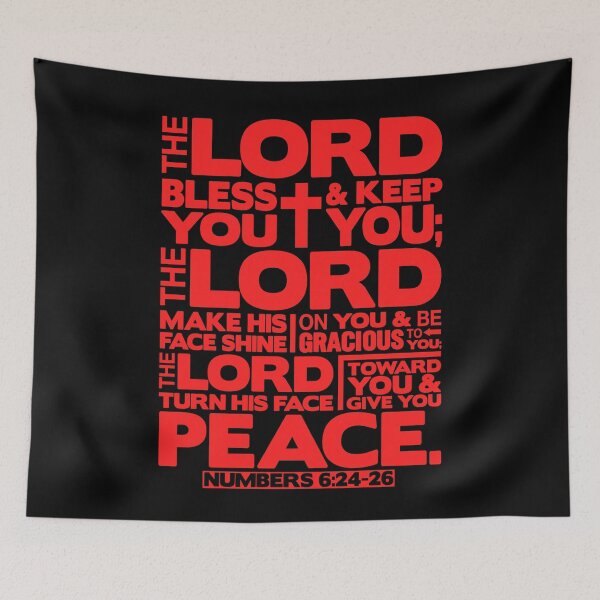 Item preview, Numbers 6:24-26 The Lord Bless You & Keep You designed and sold by plushism.