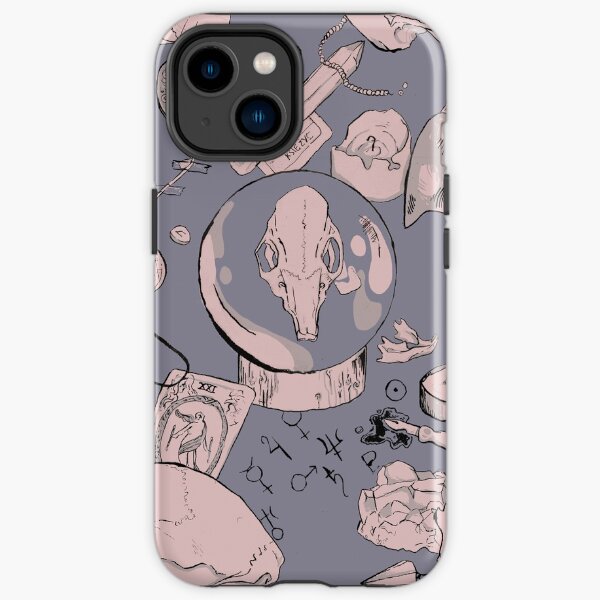Pagan Pastel Skulls iPhone Tough Case