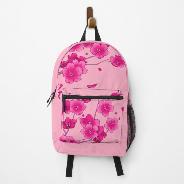 Item preview, Falling Neon Hot Pink Sakura Cherry Blossom designed and sold by arterialmotive.