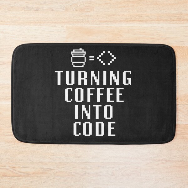 Item preview, Turning coffee into code designed and sold by Code Monkeys.