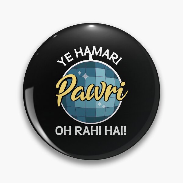 Item preview, Ye Hamari Pawri Oh rahi hai Hindi Meme Quote Party design designed and sold by alltheprints.