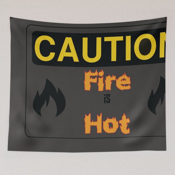 Item preview, Fire is hot designed and sold by P-aws.
