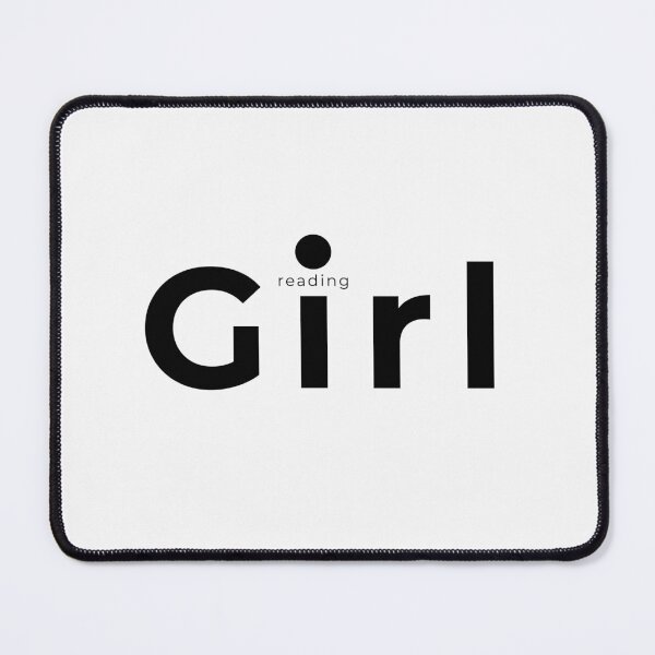 Item preview, "READING GIRL"- FOR GIRLS WHO READ designed and sold by The Bookworm Store.