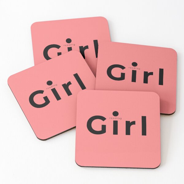 Item preview, "READING GIRL"- FOR GIRLS WHO READ designed and sold by The Bookworm Store.