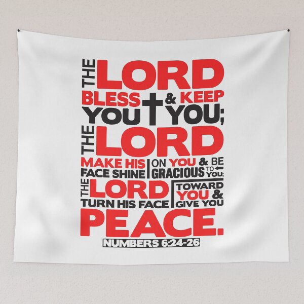 Item preview, Numbers 6:24-26 The Lord Bless You & Keep You designed and sold by plushism.