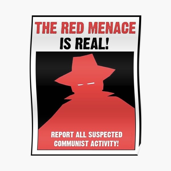 Die Rote-Bedrohung-Propaganda Poster
