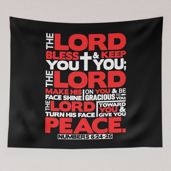 Item preview, Numbers 6:24-26 The Lord Bless You & Keep You designed and sold by plushism.