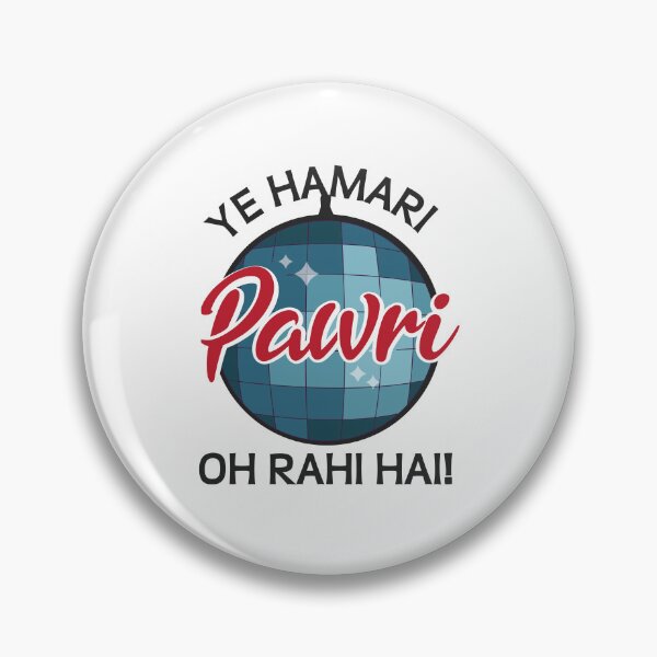 Item preview, Ye Hamari Pawri Oh rahi hai Hindi Meme Quote Party design designed and sold by alltheprints.