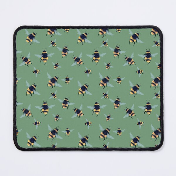 Item preview, Bumble Bee Pattern Light Green designed and sold by IcyArtShop.