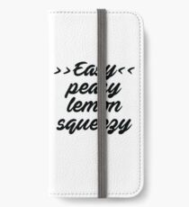 easy peasy iPhone Wallet/Case/Skin