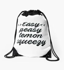 easy peasy Drawstring Bag