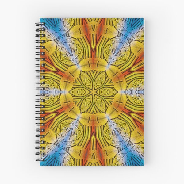 Item preview, radial inspired by nature rainbow coloured square composition design designed and sold by mister-john.