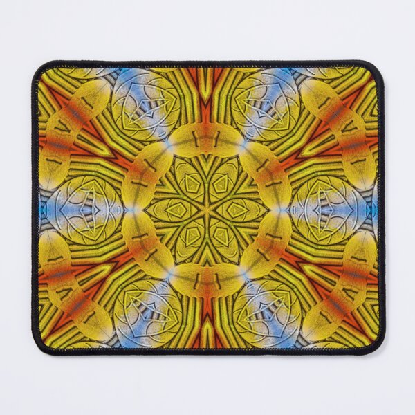 Item preview, radial inspired by nature rainbow coloured square composition design designed and sold by mister-john.