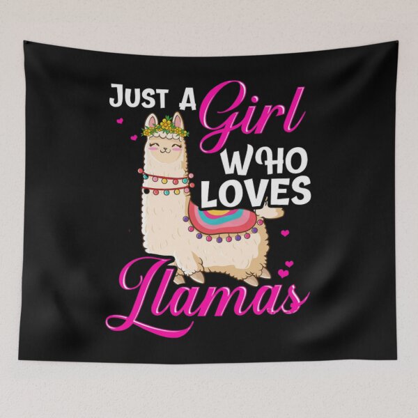 Item preview,  just a girl who love lamas,  designed and sold by truewear1.