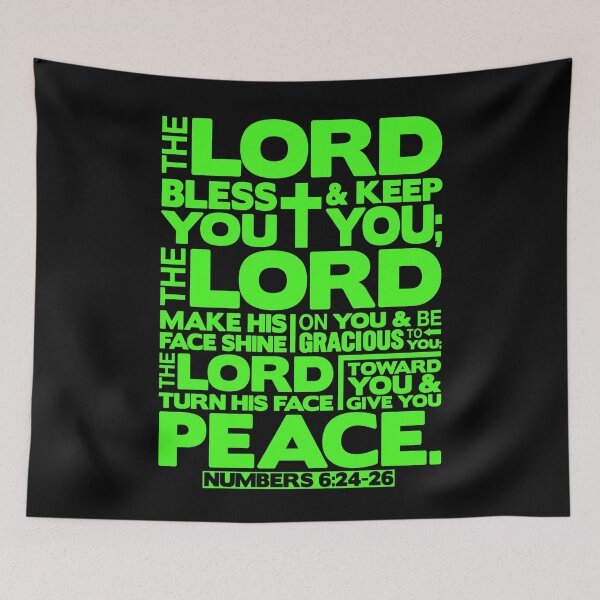 Item preview, Numbers 6:24-26 The Lord Bless You & Keep You designed and sold by plushism.