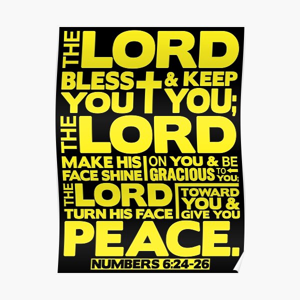 Numbers 6 24 26 The Lord Bless You Keep You Poster For Sale By numbers-6-24-26-the-lord-bless-you-keep-you-poster-for-sale-by
