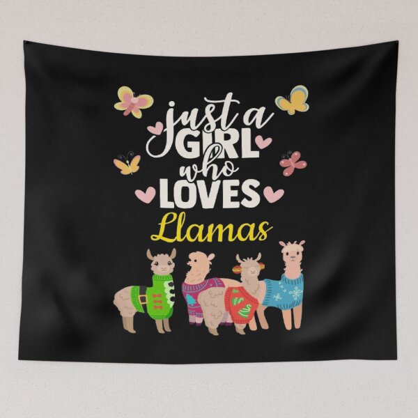 Item preview,   just a girl who love lamas,  designed and sold by truewear1.