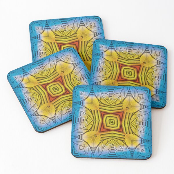 Item preview, creative inspired by nature rainbow coloured square composition design designed and sold by mister-john.