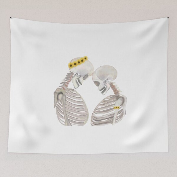 Item preview, Skeletons Hugging designed and sold by livvysophie.