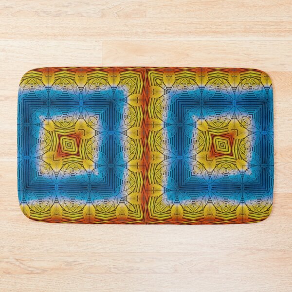 Item preview, square creative design inspired by nature rainbow coloured pattern designed and sold by mister-john.