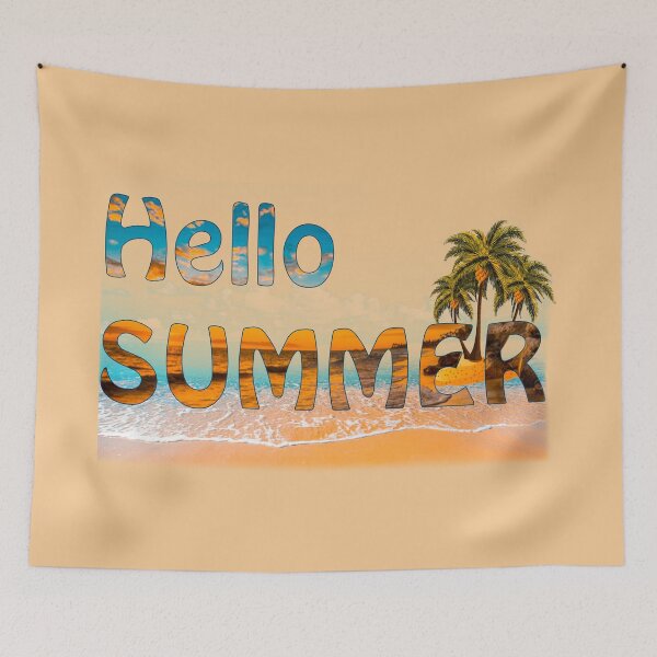 Item preview, Hello Summer, Swimming, beach, gift for all designed and sold by murad2020.