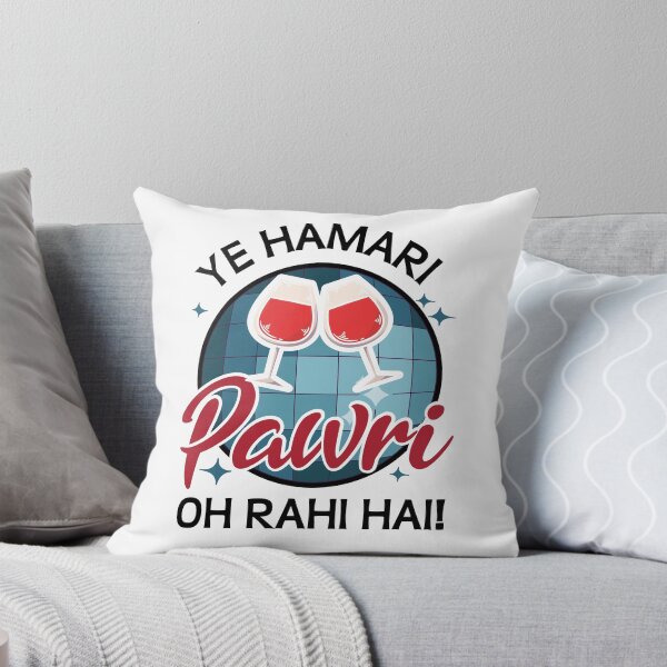 Item preview, Ye Hamari Pawri Oh rahi hai Hindi Meme Quote Party design designed and sold by alltheprints.