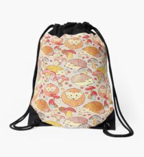 Mochila saco Erizos de bosque - un patrón en suaves neutrales