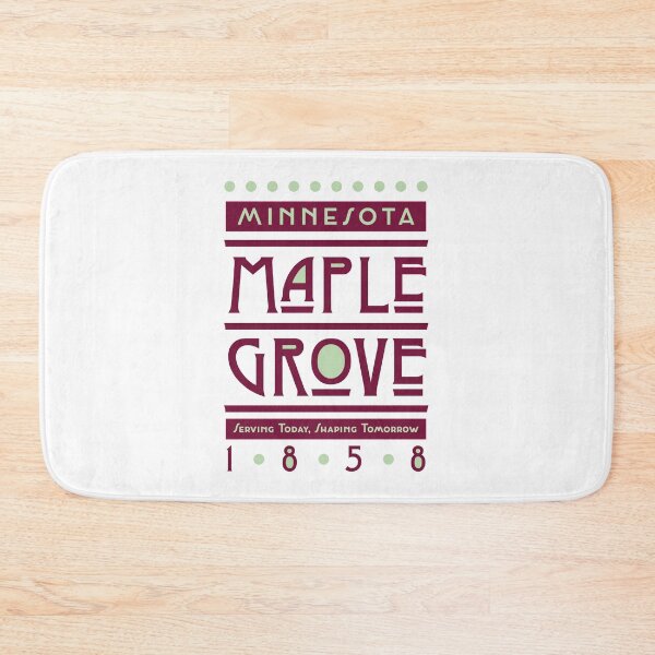 Item preview, Maple Grove, Minnesota, USA. Lettering. Violet and green color designed and sold by Dmitry Sytnikov.