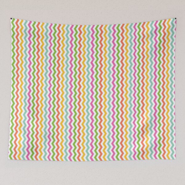 Item preview, Tiny vertical pastel angle waves pattern design: mix and match with the other pastel angle waves designed and sold by Becky Hunter.