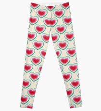 Summer Love - Watermelon Heart Leggings