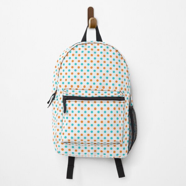 Item preview, Aesthetic polka dot blue sea and orange designed and sold by vanyadesign.