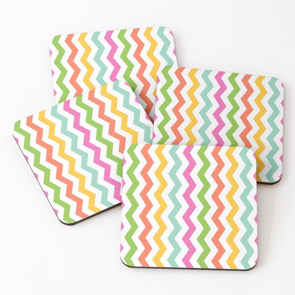 Item preview, Large vertical pastel angle waves pattern design: mix and match with the other pastel angle waves designed and sold by Becky Hunter.