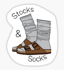 Stocks and Socks Sticker