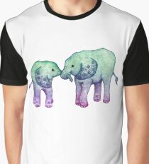 Baby-Elefant-Liebe Grafik T-Shirt