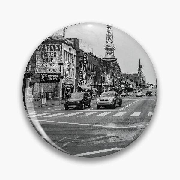 Item preview, Copy of Black and White Nashville Tennessee Broadway Intersection designed and sold by DaveFilm.