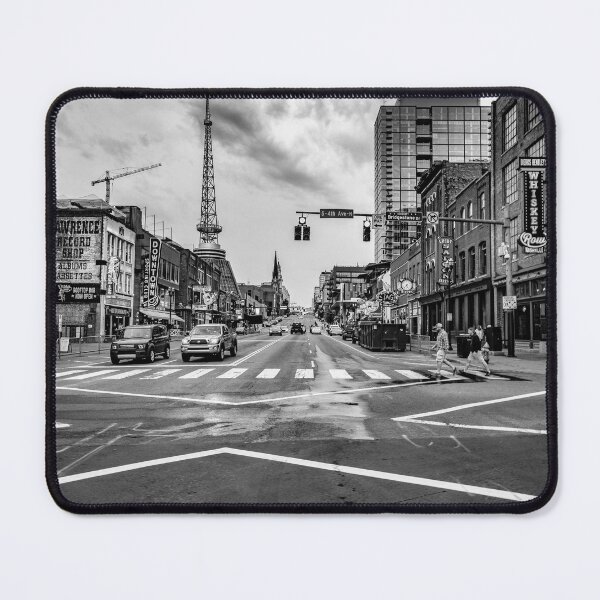 Item preview, Copy of Black and White Nashville Tennessee Broadway Intersection designed and sold by DaveFilm.