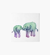 Baby-Elefant-Liebe Galeriedruck