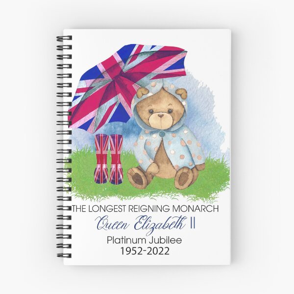 Item preview, Platinum Jubilee Bear With Union Jack Umbrella Digital  designed and sold by ElainaNienow.