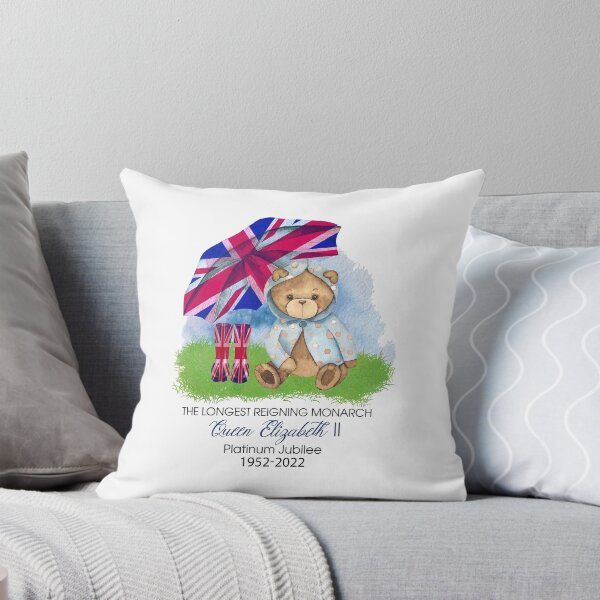 Item preview, Platinum Jubilee Bear With Union Jack Umbrella Digital  designed and sold by ElainaNienow.