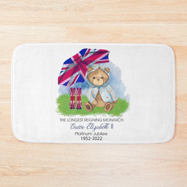 Item preview, Platinum Jubilee Bear With Union Jack Umbrella Digital  designed and sold by ElainaNienow.