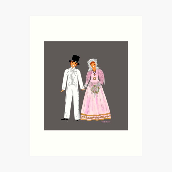 Item preview, Newlyweds from Champagne-Ardennes, France designed and sold by Catherine Debusne.