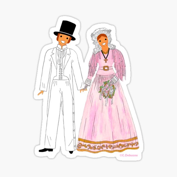 Item preview, Newlyweds from Champagne-Ardennes, France designed and sold by Catherine Debusne.