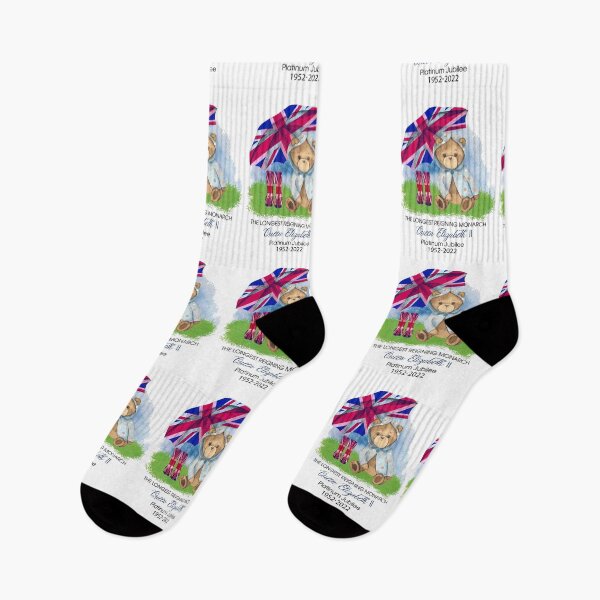 Item preview, Platinum Jubilee Bear With Union Jack Umbrella Digital  designed and sold by ElainaNienow.