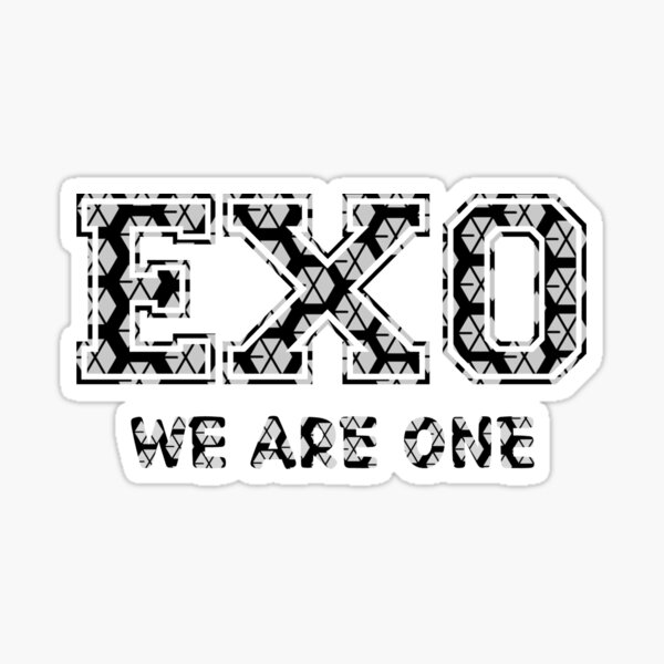 exo sticker for sale by nurfzr redbubble